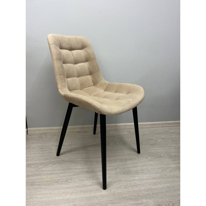 Стул Гармония муар черный/ бежевый 3VELU05 - купить в Озерце