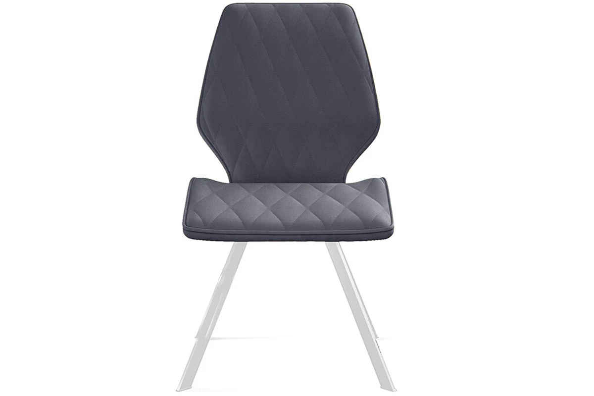Стул Матэо (Белый муар/Микровелюр BRENDY Graphite) - купить в Озерце