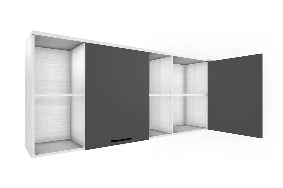 Антресоль АН-5010-СЯ-АМ (Снежный Ясень/Антрацит Матовый) в мебель-центре Озерцо