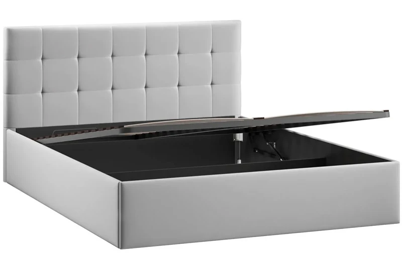 Кровать Джоли с ПМ без заглушины 160х200 Тип 1 (Велюр/Confetti Silver) - купить в Озерце