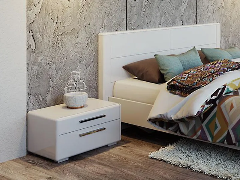 Наоми ТД-208.03.01 Тумба белый глянец — Мебель-центр Озерцо