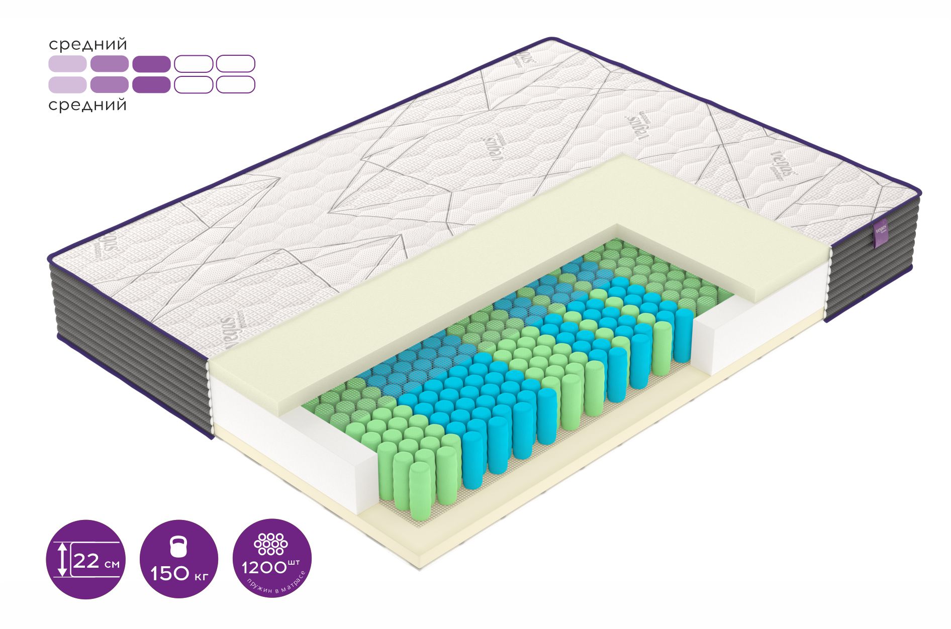 Матрас M2 150x190 - купить в Озерце
