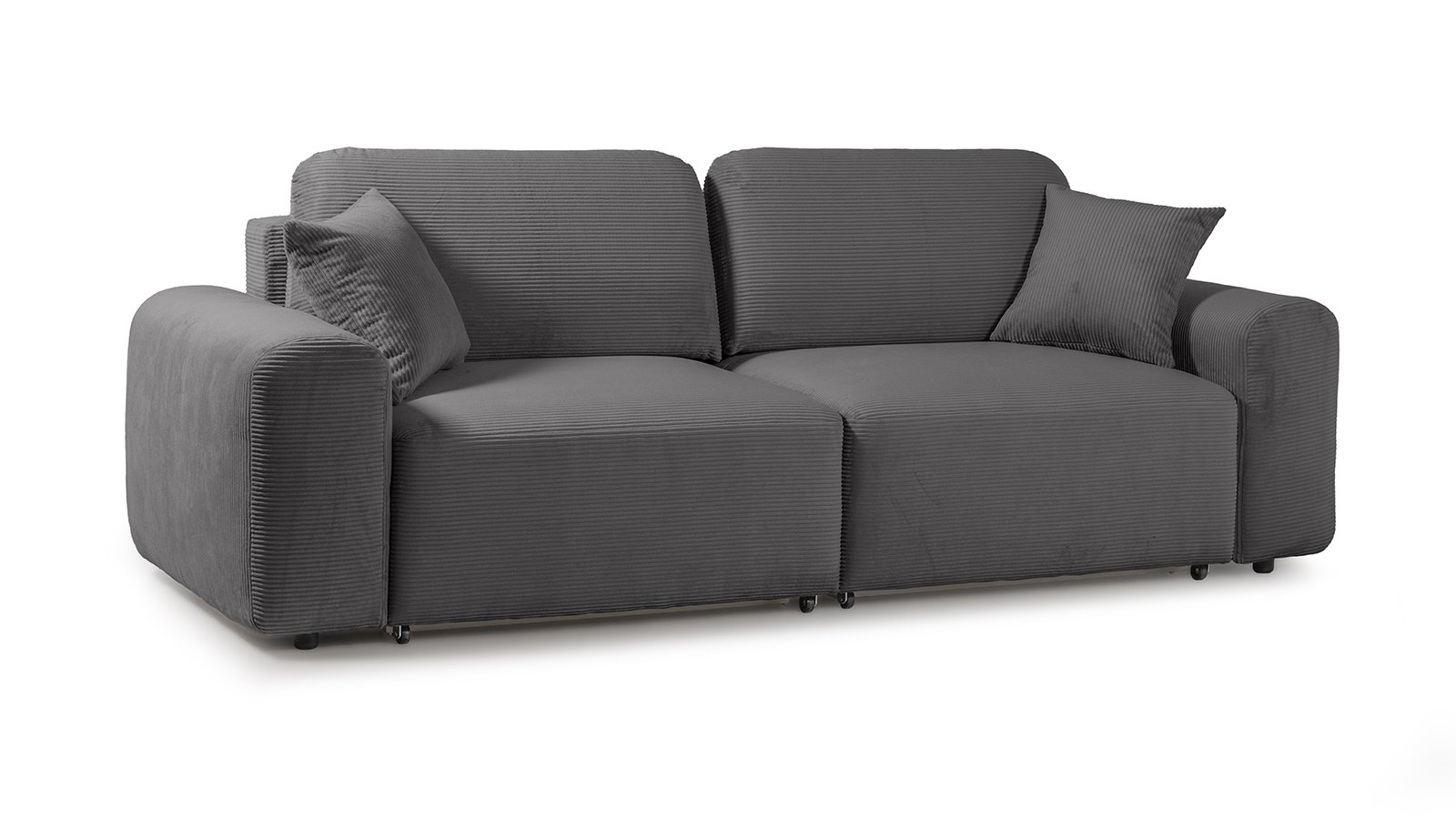 Диван -кровать Raklet ткань Cilium Grafit 107x258 — купить в Озерце