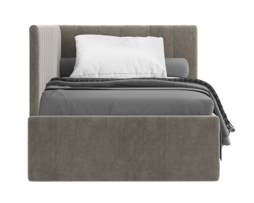 Кровать Сингл 90 угловая с подъемником. Цвет  Simple 5 - купить в Озерце