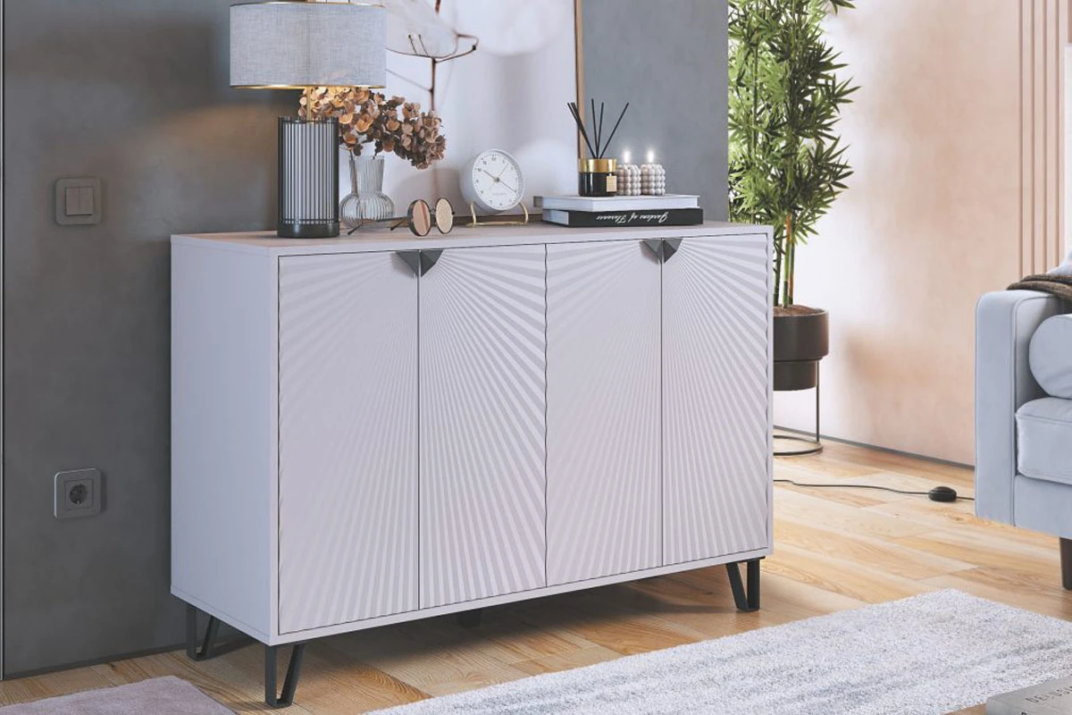 Комод Солана (Белый / Белый софт) — Мебель-центр Озерцо