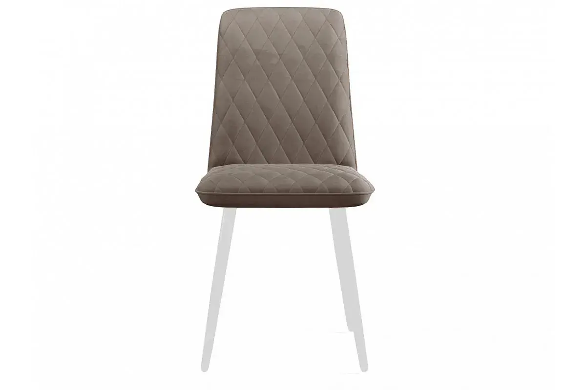 Стул DikLine 205 (B5 LATTE/ножки белые) - купить в Озерце