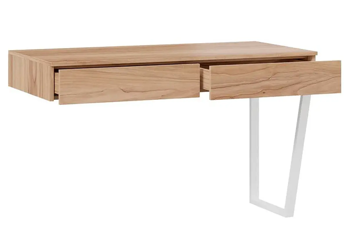 Стол письменный Порто ТД-393.15.02 с ящиками (Белый/Яблоня Беллуно) — Мебель-центр Озерцо
