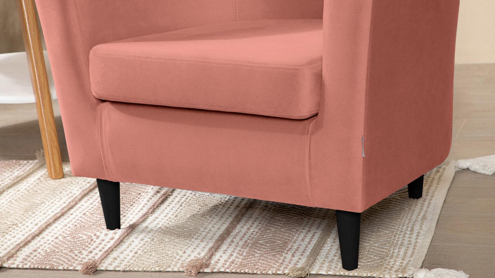 Кресло Moony Casanova Marsala, черные ножки 75x80 — купить в Озерце