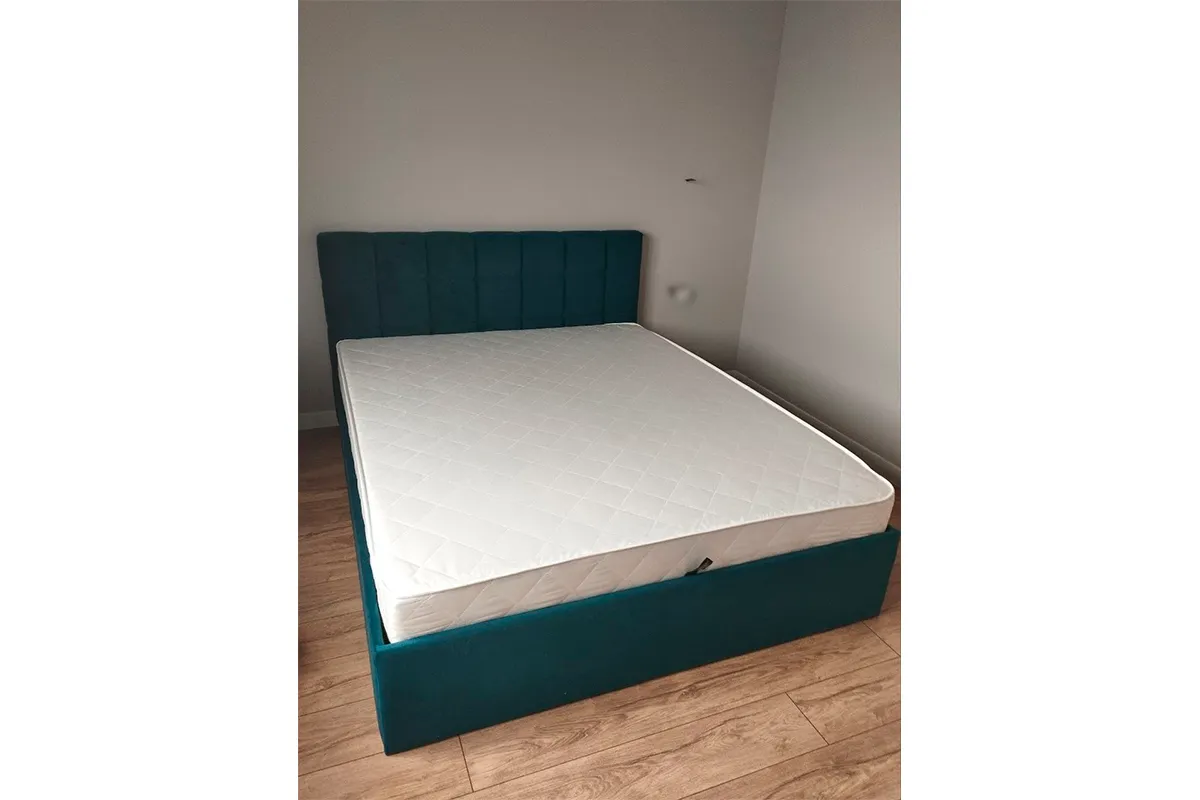 Кровать Джоли Тип 1 с ПМ и заглушиной 160х200 (Велюр/Confetti Izumrud) - купить в Озерце