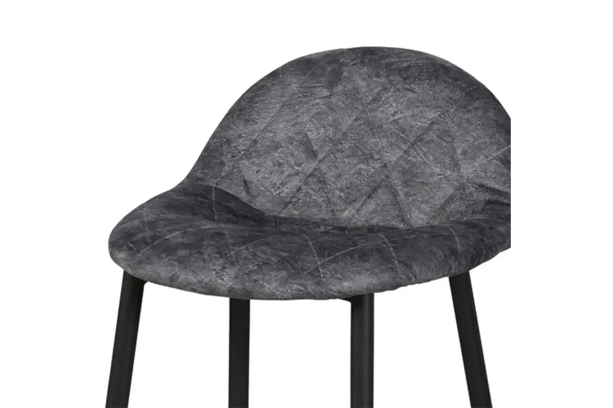 Стул Амиго полубарный каркас Муар черный, лофт (графит) СРП-153 - купить в Озерце