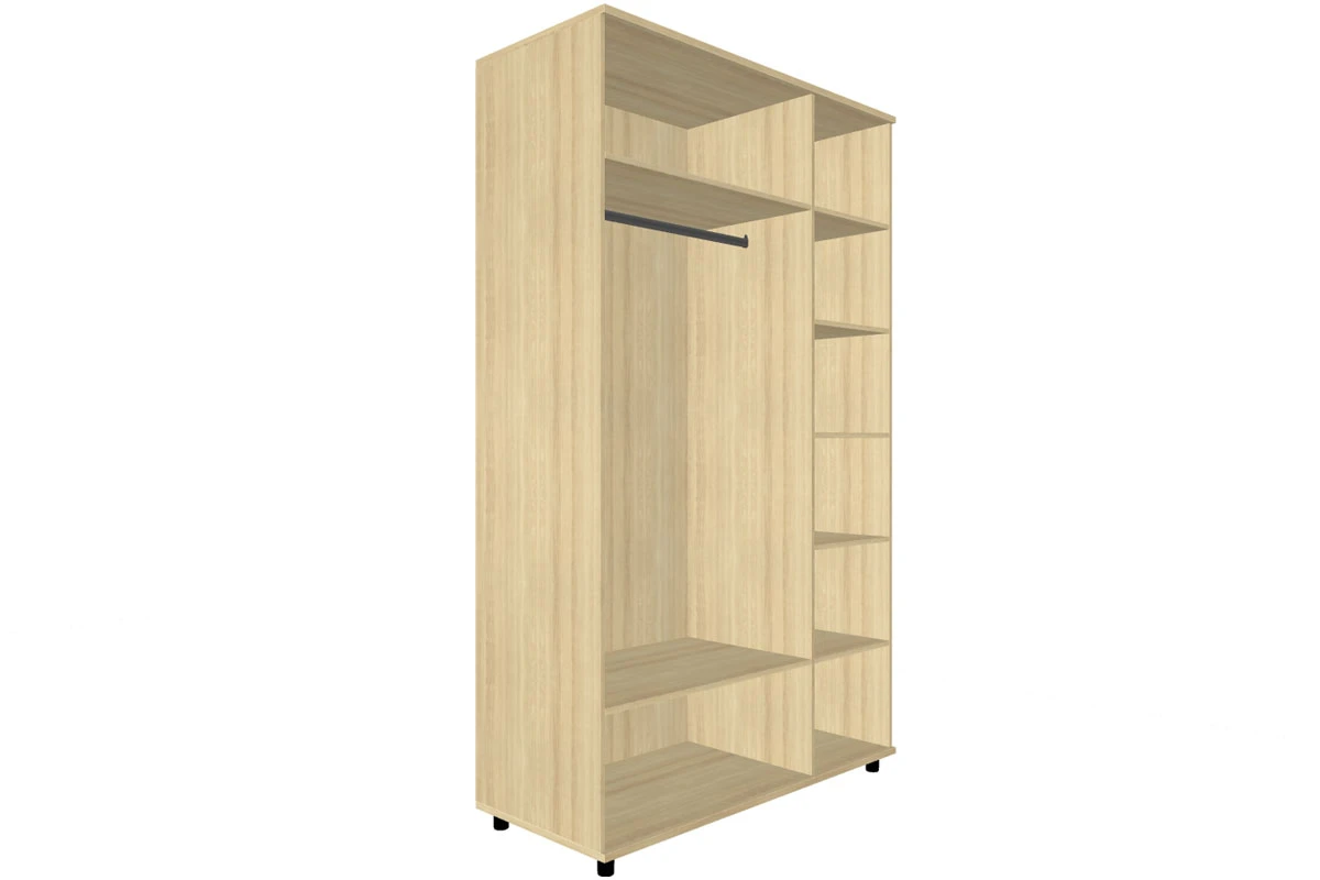 Шкаф для одежды и белья ШК-5001-АС-КГ (Ясень Асахи/Кашемир Глянцевый) в мебель-центре Озерцо