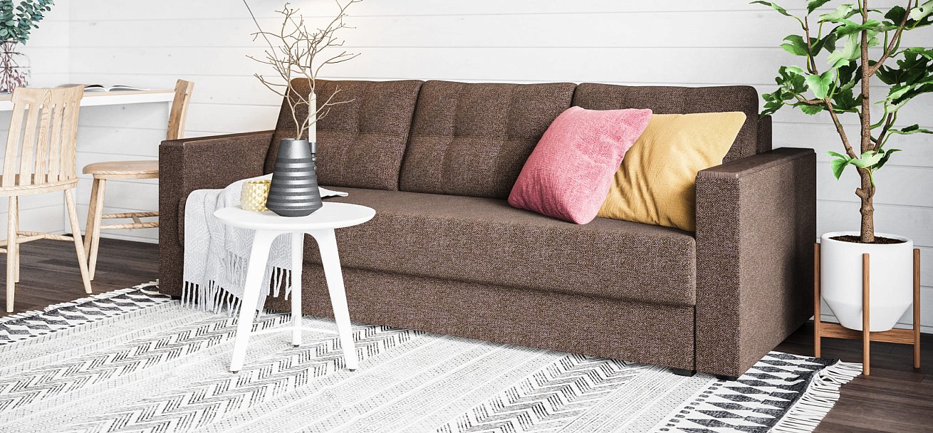 Диван Атланта 3 SE Malmo шоколад — купить в Озерце