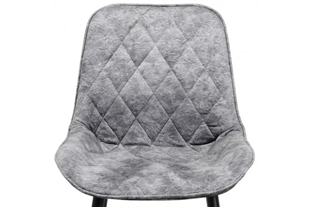 Стул Аура (Муар черный/Лофт сильвер светло-серый) СРП-032 - купить в Озерце