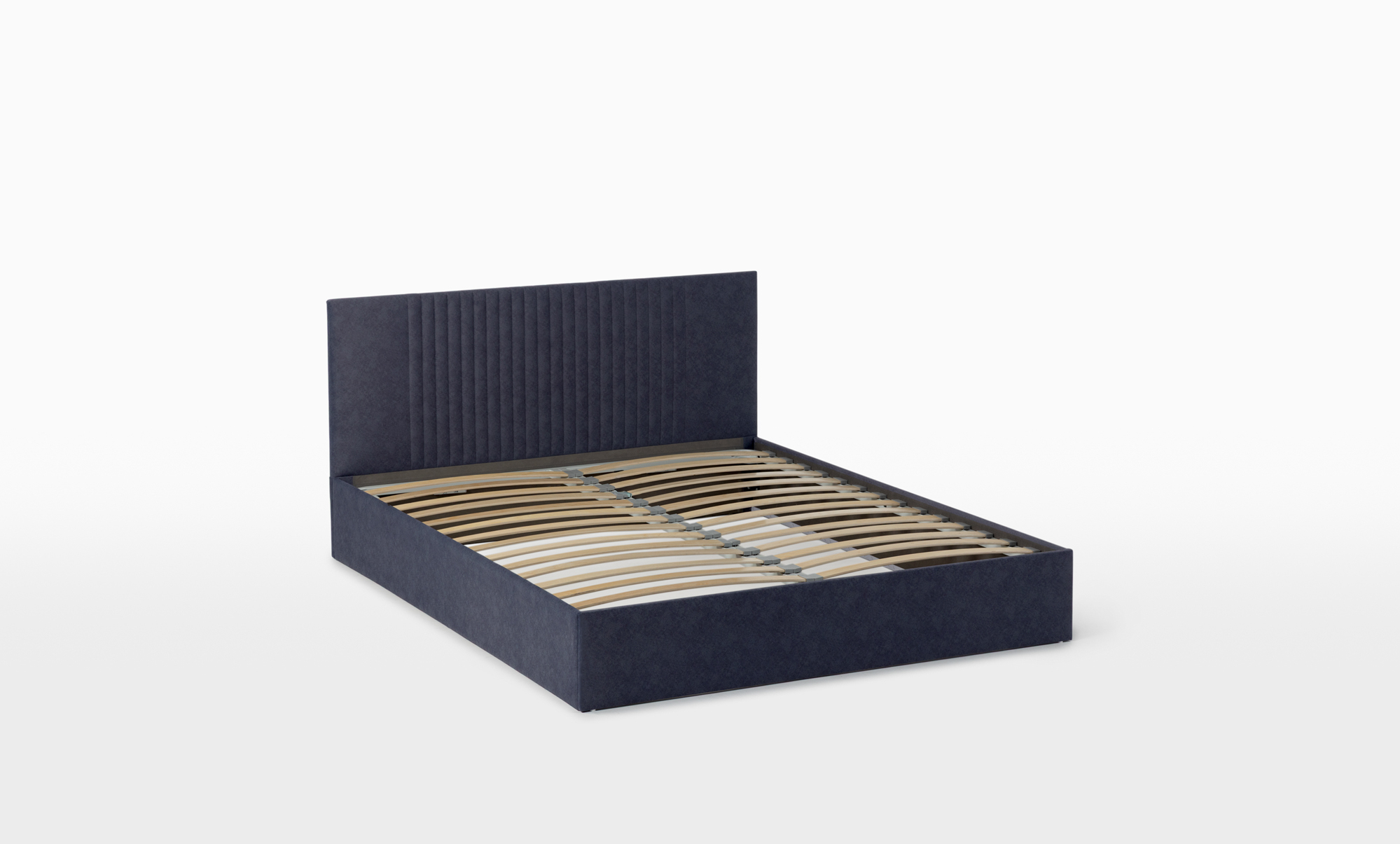 Кровать с подъемным механизмом Simple, ткань Galaktika Blue, 200x200 - купить в Озерце