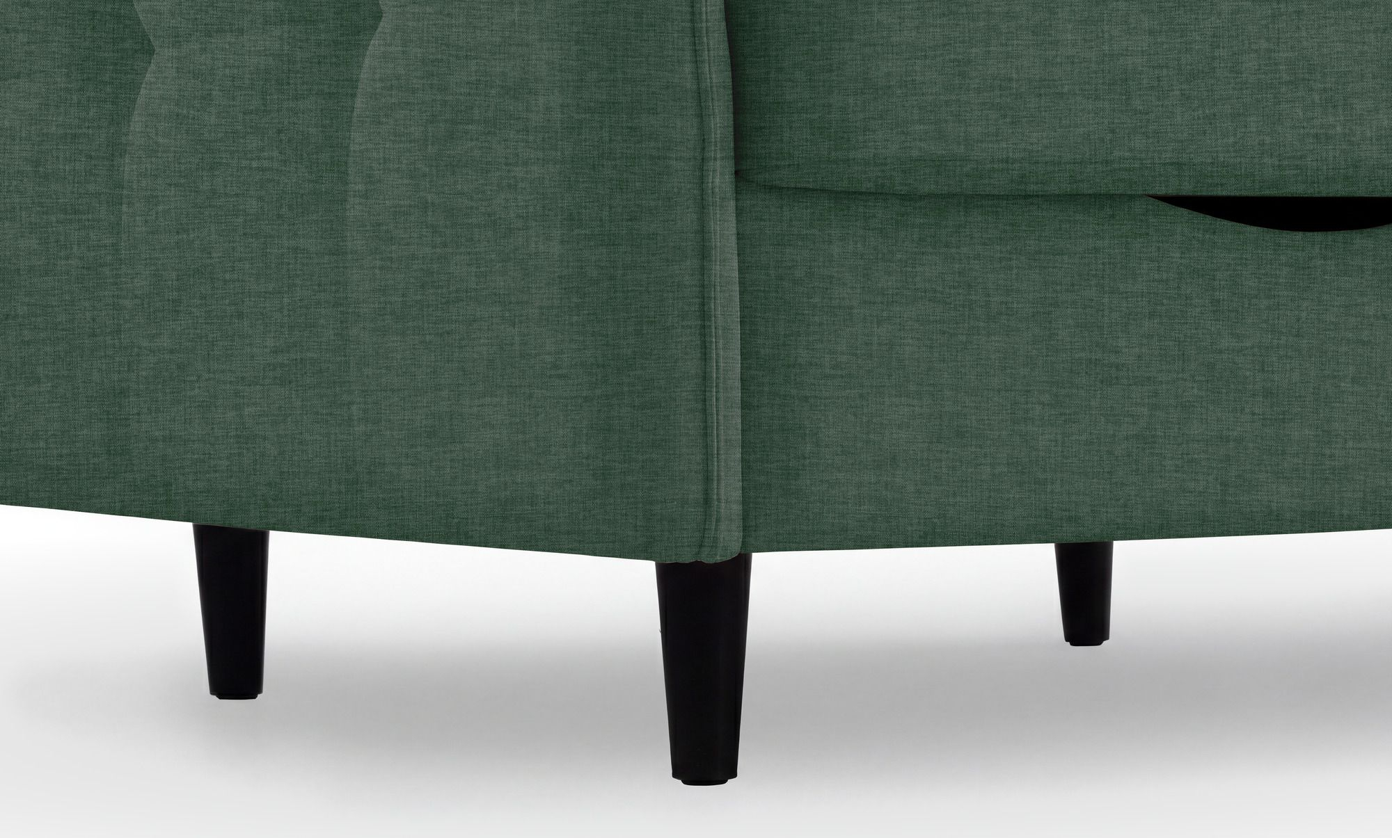 Кресло -кровать Amani Pro, ткань Lidot green (подлокотник: 5 см) — купить в Озерце