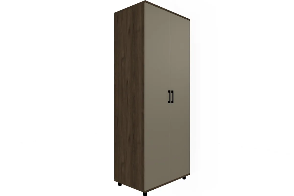 Спальня Грейс комплект 5 (Гикори Джексон Темный/Латте Матовый) - купить в Озерце