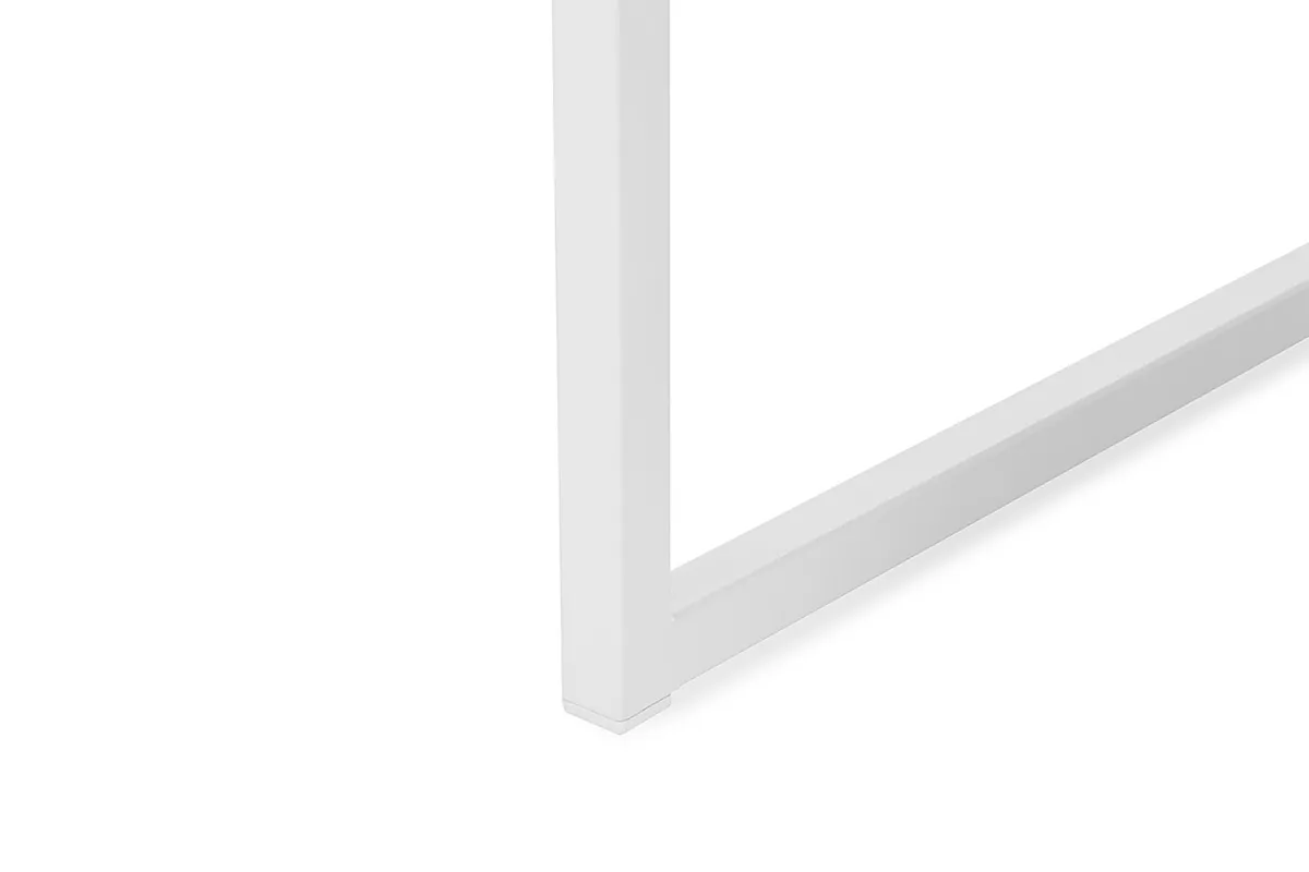 Стол письменный Хилтон Тип 1 (Дуб Крафт Золотой/Белый матовый) — Мебель-центр Озерцо