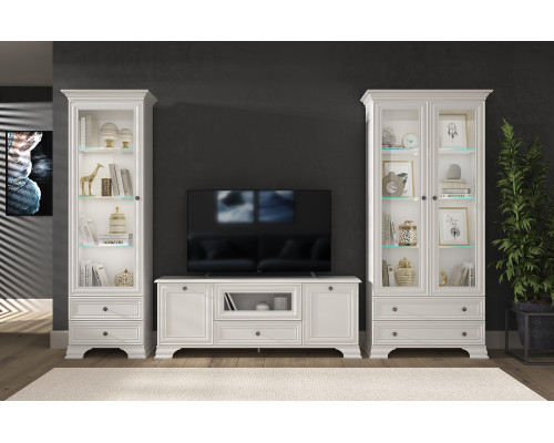 Тиффани Белый Комод 4S — Мебель-центр Озерцо