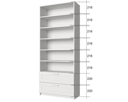 Скаген Шкаф открытый 2S6N в мебель-центре Озерцо