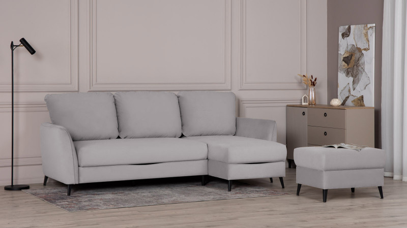 Диван -кровать угловой Laguna, Тк. Dumont 24 159x245 — купить в Озерце