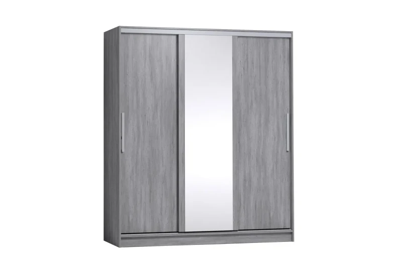 Шкаф-купе 1800 Strike Зеркало/ЛДСП (Atelier Светлый) — купить в мебель-центре Озерцо Шкаф-купе 1800 Strike Зеркало/ЛДСП (Atelier Светлый) в мебель-центре Озерцо