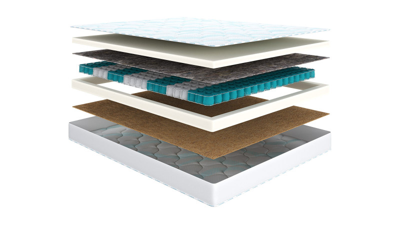 Матрас с разной жесткостью сторон Space Solutions Flex 120x200 - купить в Озерце