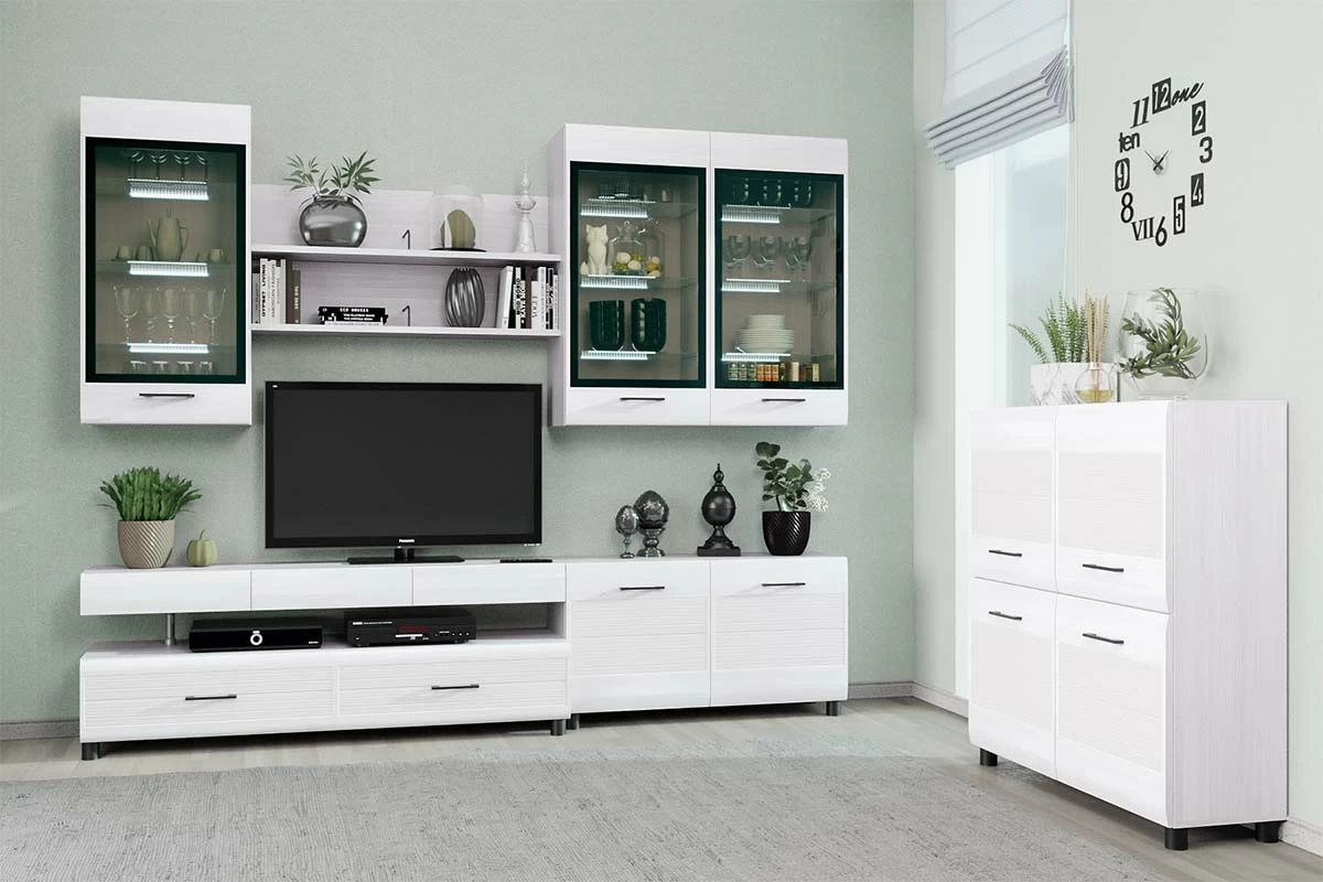 Полка ПЛ-2604 (Снежный Ясень) — Мебель-центр Озерцо