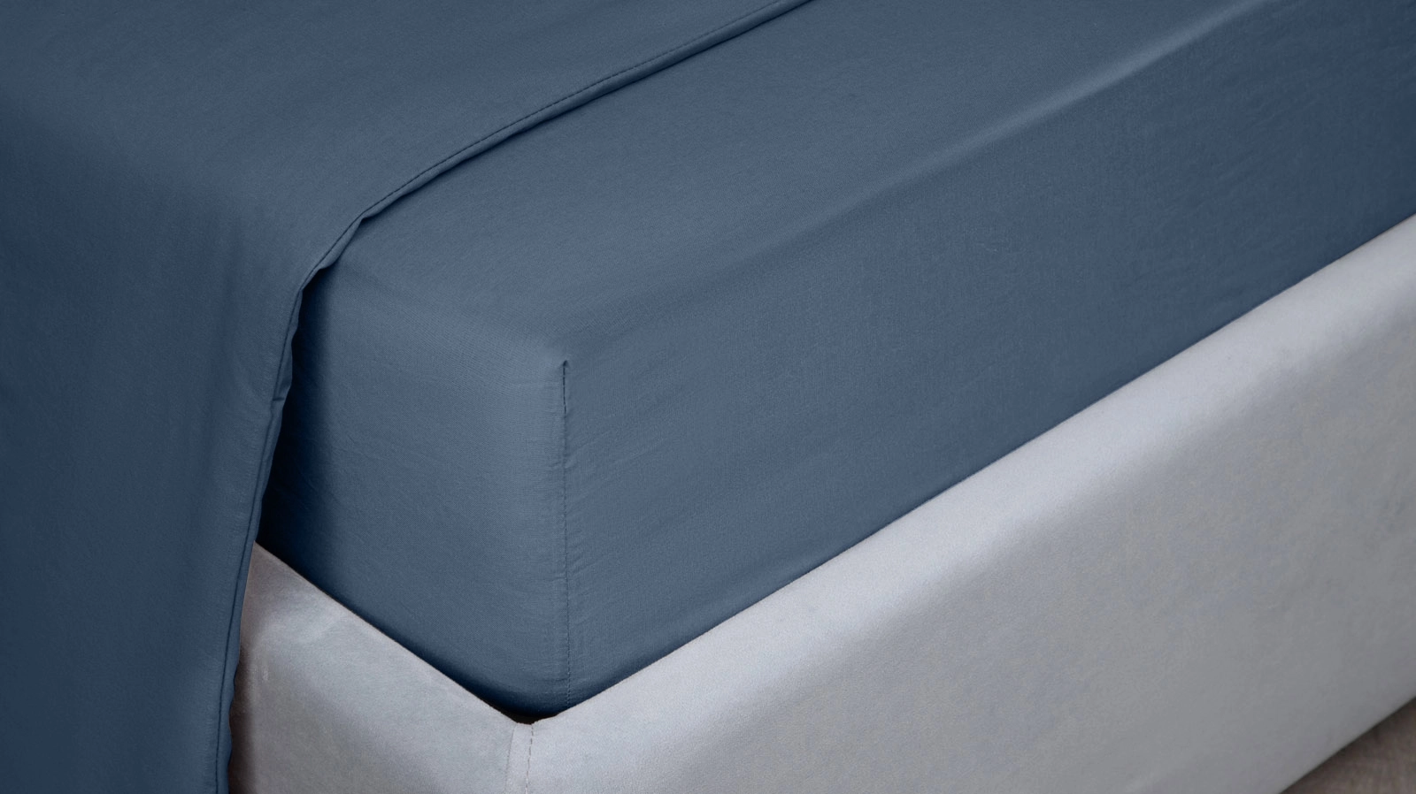 Простынь Comfort Cotton, цвет: Синий 180x200 в мебель-центре Озерцо