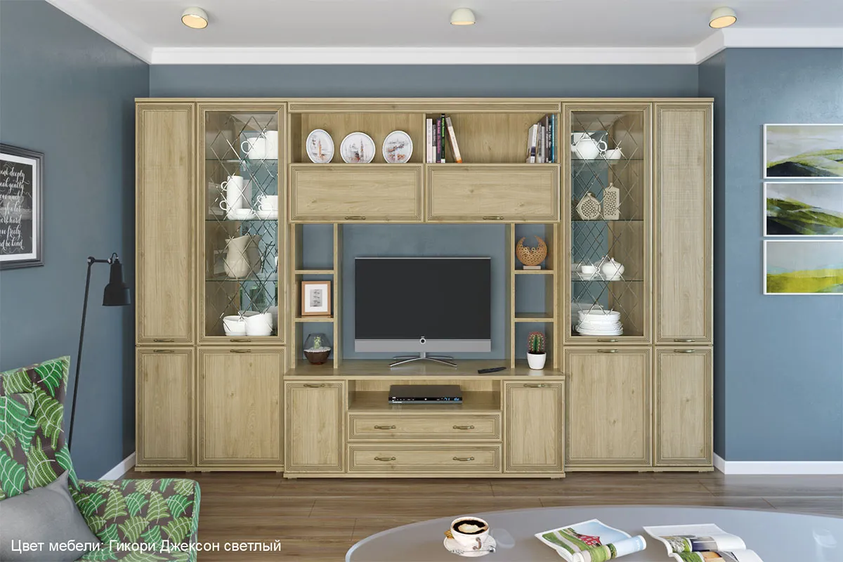 Антресоль  АН-1015 (Гикори Джексон Светлый) в мебель-центре Озерцо