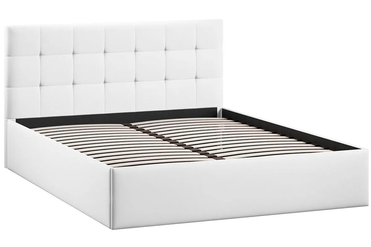 Кровать Джоли универсальная 160х200 Тип 1 (Экокожа/Polo White) - купить в Озерце