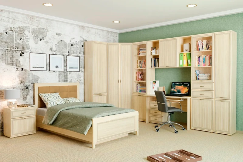 Детская Карина-6 (Ясень Асахи) — Мебель-центр Озерцо