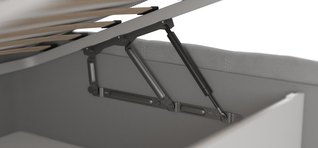 Кровать Босс 160*200 Про велюр Monolit сталь - купить в Озерце