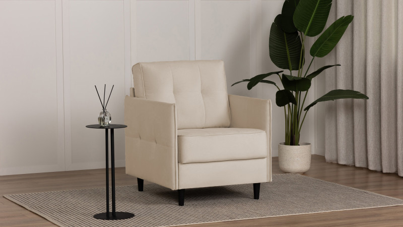 Кресло Amani Pro, Тк. Sky Velvet 21 (подлокотник: 5 см) 73.5x89 — купить в Озерце