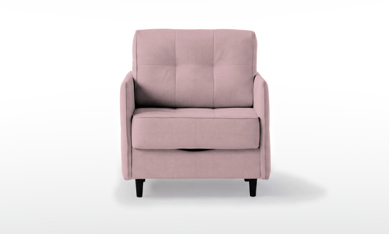 Кресло -кровать Amani Pro, ткань Sky Velvet 01 (подлокотник: 5 см) — купить в Озерце