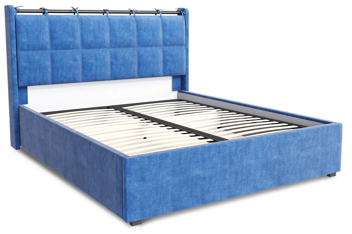 Кровать Женева 1 с ПМ 160х200 (Lovers-22 стоун) 3 кат. - купить в Озерце