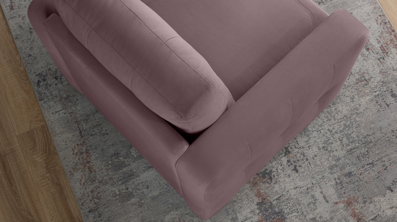 Кресло Loko Pro с широкими подлокотниками, Тк. Casanova Lilac 85x95 — купить в Озерце