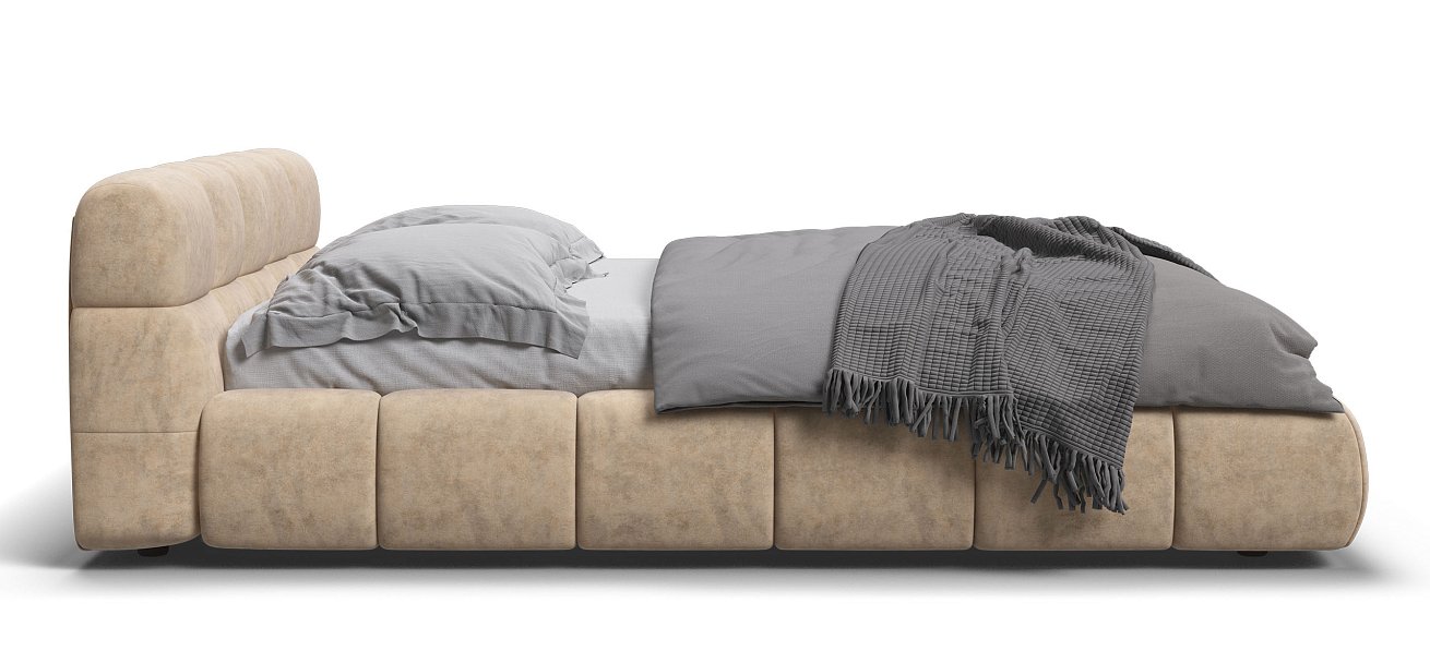 Кровать Босс Дрим 160*200 Про Велюр Royal шампань NEW - купить в Озерце