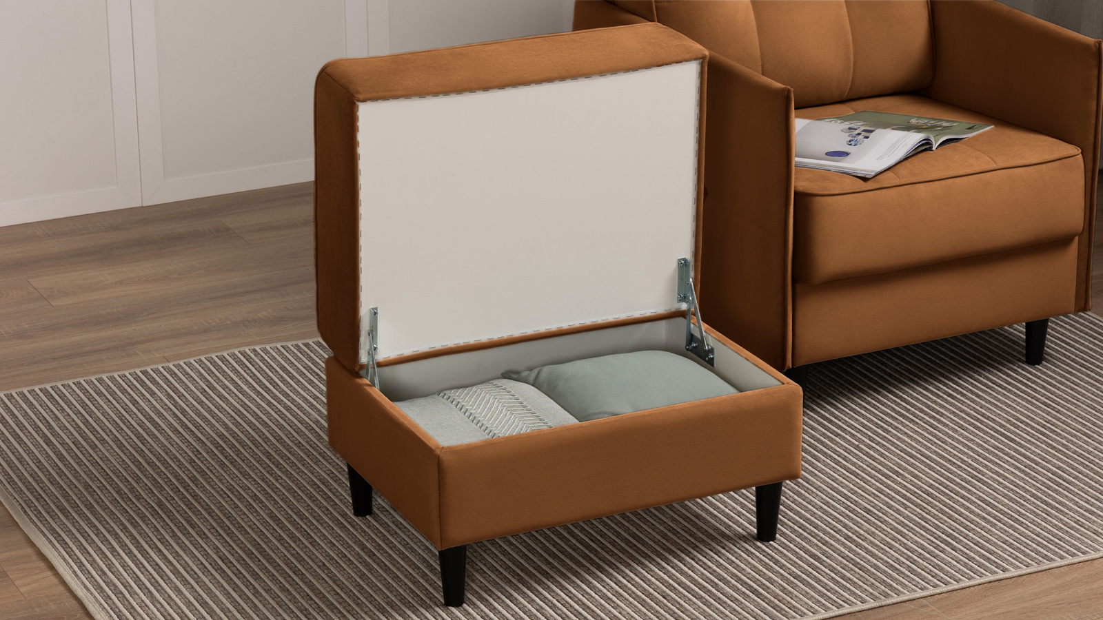 Пуф Amani Pro, Тк. Тк. Casanova Desert 53x68 — купить в Озерце