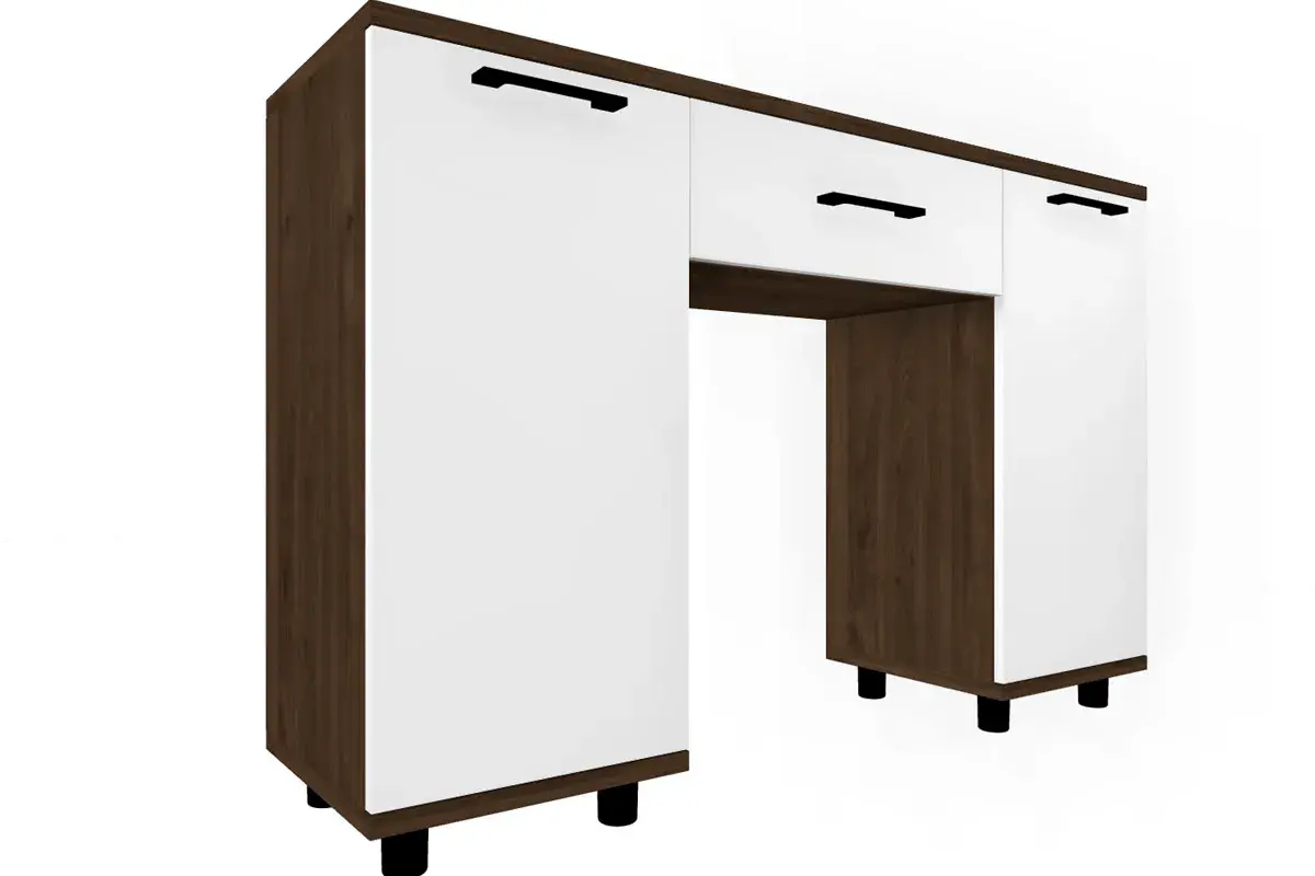 Спальня Грейс комплект 7 (Гикори Джексон Темный/Белый Бриллиант Глянцевый) - купить в Озерце