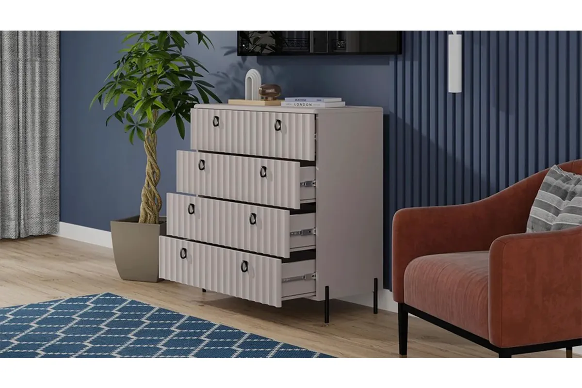 Комод Тиффани (Кашемир/Кашемир матовый) — Мебель-центр Озерцо