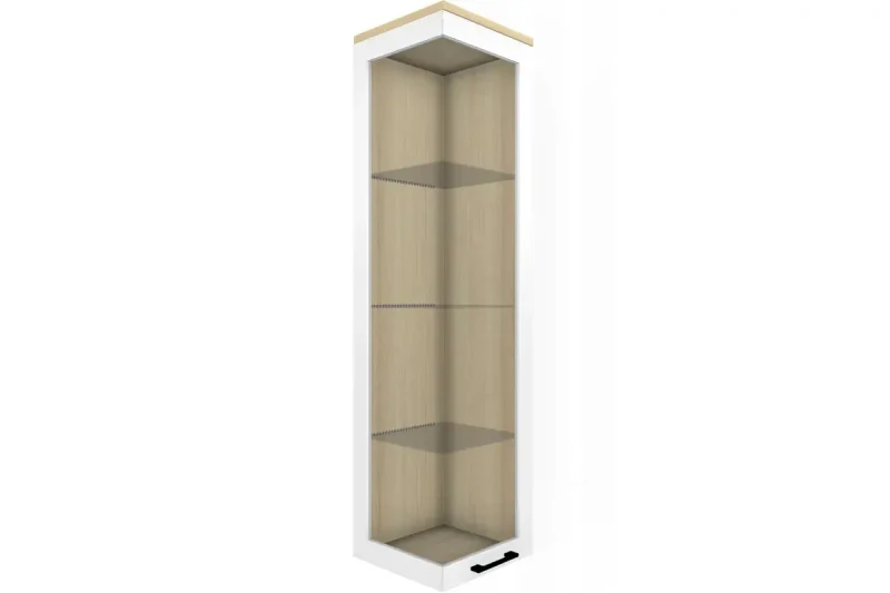 Шкаф многоцелевой ШК-5065-АС-БГ (Ясень Асахи/Белый Бриллиант Глянцевый) в мебель-центре Озерцо