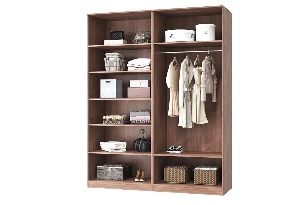 Шкаф 4х-дверный Тоскана (Дуб Табачный/Бисквит) в мебель-центре Озерцо