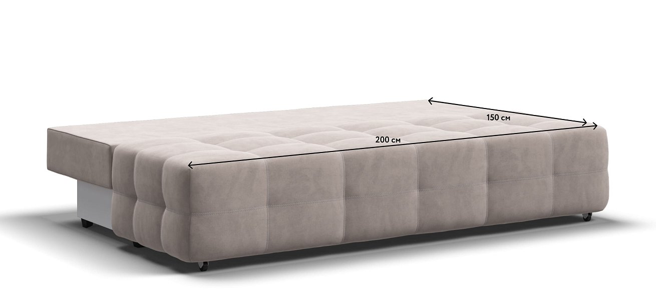 Денди Мини диван Велюр Монолит латте — купить в Озерце