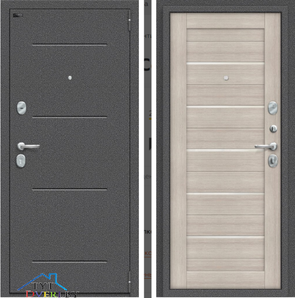 Porta S 104.П22 Антик Серебро/Cappuccino Veralinga