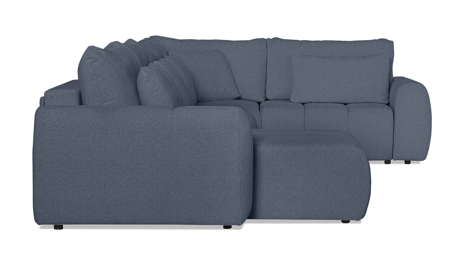 Диван -кровать П-образный Mellow-5 секц. ткань Raven 86 247x450 — купить в Озерце