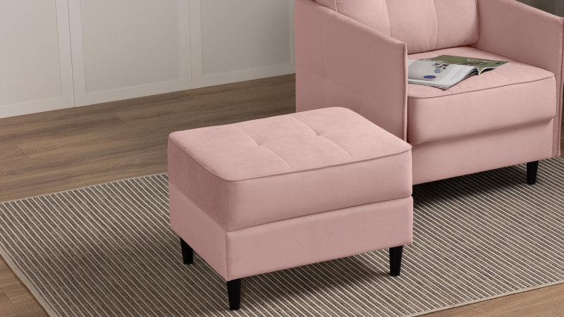 Пуф Amani Pro, Тк. Тк. Sky Velvet 01 53x68 — купить в Озерце