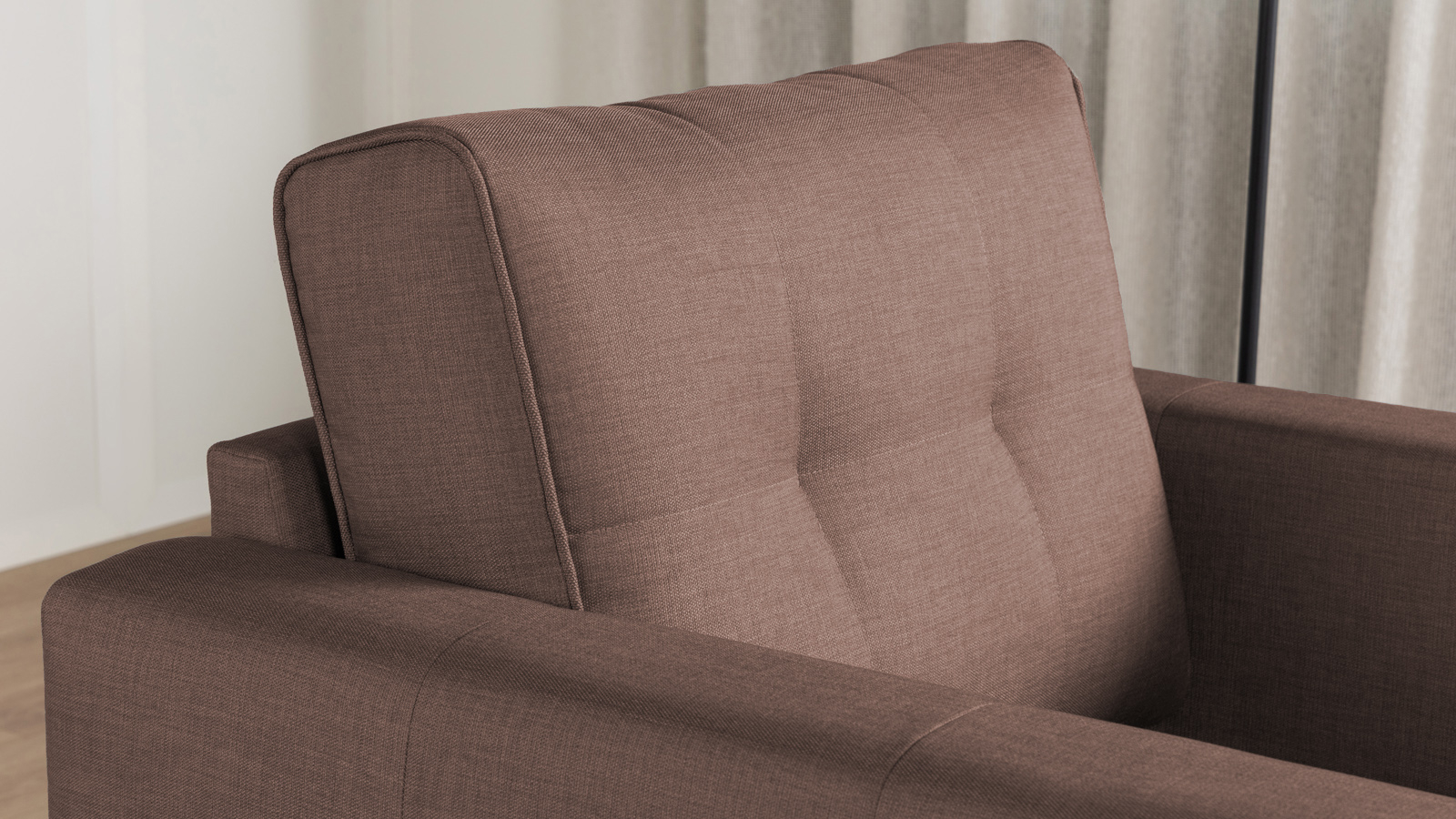 Кресло Amani Pro, Тк. Lidot lilac (подлокотник: 15 см) 89x93.5 — купить в Озерце