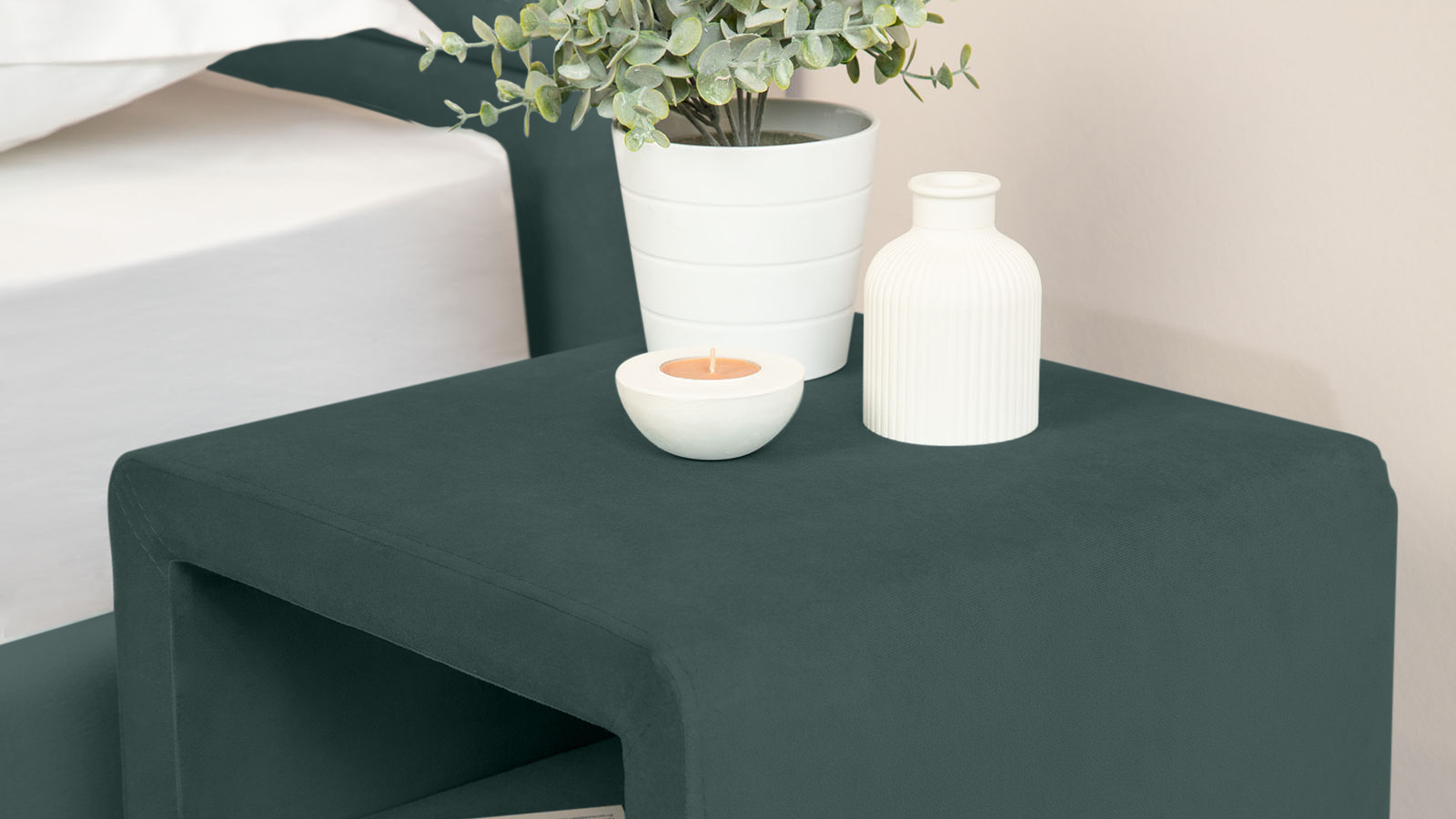 Тумба Leda, ткань Casanova Seawave 36x36.5 — купить в Озерце