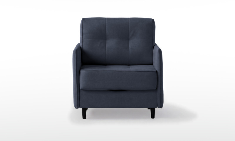 Кресло -кровать Amani Pro, ткань Sky Velvet 40 (подлокотник: 5 см) — купить в Озерце