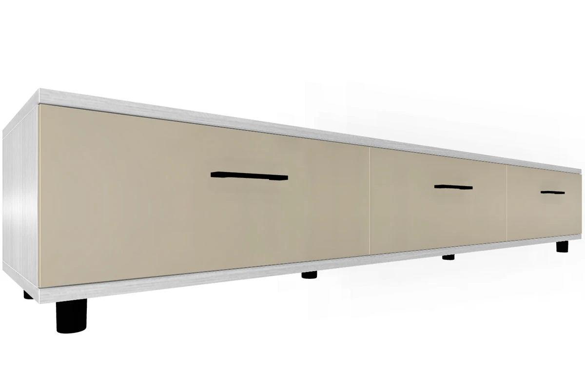 Гостиная Грейс комплект 4 (Снежный Ясень/Кашемир Матовый) — Мебель-центр Озерцо